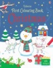 First Colouring Book Christmas (Paperback, New edition) - Rachel Wells Photo