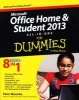 Microsoft Office Home & Student Edition 2013 All-in-One For Dummies (Paperback) - Peter Weverka Photo