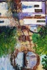 An Oil Painting of a Small Town and Canal in Holland - Blank 150 Page Lined Journal for Your Thoughts, Ideas, and Inspiration (Paperback) - Unique Journal Photo