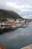 The Harbor on the Fjord in Kalvag, Norway - Blank 150 Page Lined Journal for Your Thoughts, Ideas, and Inspiration (Paperback) - Unique Journal Photo