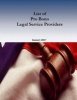 List of Pro Bono Legal Service Providers (Paperback) - United States Justice Department Photo