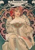 Carnet Blanc, Affiche Mucha, Imprimerie Champenois (French, Paperback) - Alphonse Mucha Photo