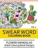 Swear Word Coloring Book Vol.2 - Flower Mandalas Adult Coloring Book Designs (Paperback) - Darkhead Photo