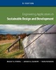 Engineering Applications in Sustainable Design and Development, Volume I - To 1800 (Hardcover, International edition) - Bradley Striebig Photo