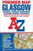 Glasgow Premier Map (Sheet map, folded, 4th Revised edition) - Geographers A Z Map Co Ltd Photo