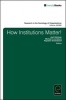 How Institutions Matter!, Part A & B (Hardcover) - Joel Gehman Photo