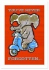 Elephants Never Forget Father's Day Greeting Card (Miscellaneous printed matter) - Laughing Elephant Photo