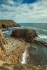 Land's End the Most Westerly Point of Mainland Cornwall and England - Blank 150 Page Lined Journal for Your Thoughts, Ideas, and Inspiration (Paperback) - Unique Journal Photo