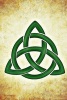 Green Irish Celtic Symbol - Blank 150 Page Lined Journal for Your Thoughts, Ideas, and Inspiration (Paperback) - Unique Journal Photo