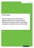 Specific Legal Issues Affecting the Implementation of Computer-Based Information Systems in the Developing Countries. a Critical Review of Literature (Paperback) - Daniel Kinyanjui Photo