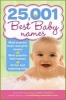 25,001 Best Baby Names (Paperback, 2nd) - Lesley Bolton Photo