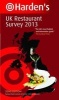 Harden's UK Restaurant Survey 2013 (Paperback) - Richard Harden Photo