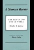 A Spinoza Reader - The "Ethics" and Other Works (Paperback) - Benedict de Spinoza Photo