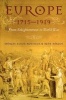 Europe 1715-1919 - From Enlightenment to World War (Paperback, New) - Shirley Elson Roessler Photo