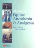 Manual of Equine Anesthesia and Analgesia (Paperback) - Tom Doherty Photo