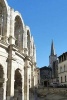 Walkway Next to the Ancient Roman Amphitheatre in Arles, France - Blank 150 Page Lined Journal for Your Thoughts, Ideas, and Inspiration (Paperback) - Unique Journal Photo