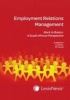 Employment Relations Management: Back to Basics - A South African Perspective (Paperback) - JA Slabbert Photo