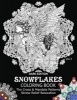 Snowflake Coloring Book Dark Edition Vol.3 - The Cross & Mandala Patterns Stress Relief Relaxation (Paperback) - Snowflake Cross Photo