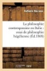 La Philosophie Contemporaine En Italie: Essai de Philosophie Hegelienne (French, Paperback) - Raffaele Mariano Photo