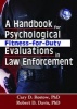 A Handbook for Psychological Fitness-for-Duty Evaluations in Law Enforcement (Paperback) - Robert D Davis Photo