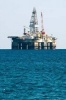 Oil Rig Drilling Platform in Mediterranean Sea Journal - 150 Page Lined Notebook/Diary (Paperback) - Cool Image Photo