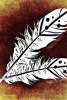 Cool Painted Feathers 1 - Blank 150 Page Lined Journal for Your Thoughts, Ideas, and Inspiration (Paperback) - Unique Journal Photo