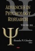 Advances in Psychology Research, Volume 104 (Hardcover) - Alexandra M Columbus Photo