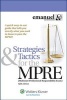 Strategies and Tactics for the Mpre (Multistate Professional Responsibility Exam) (Paperback, 5th) - Steven Emanuel Photo