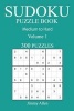 300 Medium to Hard Sudoku Puzzle Book - Volume 1 (Paperback) - Jimmy Allen Photo