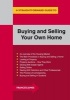 Buying and Selling Your Own Home - A Straightforward Guide (Paperback, Revised edition) - Frances James Photo