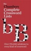  Crossword Lists (Paperback, New edition) - Chambers Photo