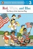 Red, White, and Blue - The Story of the American Flag (Paperback) - John Herman Photo