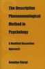 The Descriptive Phenomenological Method in Psychology - A Modified Husserlian Approach (Paperback, New) - Amedeo Giorgi Photo