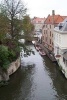 An Aerial View of a Canal in Bruges, Belgium - Blank 150 Page Lined Journal for Your Thoughts, Ideas, and Inspiration (Paperback) - Unique Journal Photo