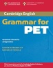 Cambridge Grammar for PET  without Answers - Grammar Reference and Practice (Paperback, Illustrated Ed) - Louise Hashemi Photo