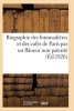 Biographie Des Limonadieres Et Des Cafes de Paris Par Un Flaneur Non Patente (French, Paperback) - Sans Auteur Photo