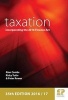 Taxation: Incorporating the 2016 Finance Act (2016/17) (Paperback, 34th Revised edition) - Alan Combs Photo