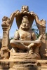 Statue of Lakshmi Narasimha Lord Vishnu Hampi India Journal - 150 Page Lined Notebook/Diary (Paperback) - Cool Image Photo