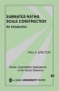 Summated Rating Scale Construction - An Introduction (Paperback) - Paul E Spector Photo