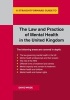 The Law and Practice of Mental Health in the UK - A Straightforward Guide (Paperback, Revised edition) - David Wade Photo