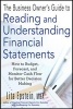 The Business Owner's Guide to Reading and Understanding Financial Statements (Paperback) - Lita Epstein Photo