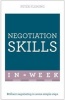 Negotiation Skills in A Week - Brilliant Negotiating in Seven Simple Steps (Paperback) - Peter Fleming Photo