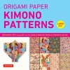 Origami Paper Kimono Patterns Large (Paperback) - Tuttle Publishing Photo