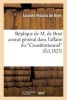 Replique de M. de Broe Avocat General Dans L'Affaire Du Constitutionnel (French, Paperback) - Jacques Nicolas De Broe Photo