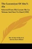 The Luzumiyat of Abu'l-ALA - Selected from His Luzum Ma La Yalzam and Suct Uz-Zand (1918) (Paperback) - Al Ala Al Ma Arri Abu Al Ala Al Ma Arri Photo