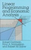 Linear Programming and Economic Analysis (Paperback, New edition) - Robert Dorfman Photo