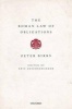 The Roman Law of Obligations - Peter Birks Photo