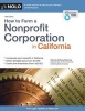 How to Form a Nonprofit Corporation in California (Paperback, 16th) - Anthony Mancuso Photo