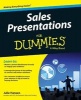 Sales Presentations For Dummies (Paperback) - Julie M Hansen Photo