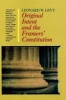 Original Intent and the Framers' Constitution (Paperback) - Leonard W Levy Photo